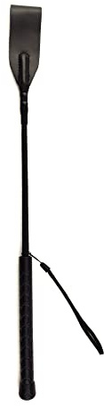 Azatemgo Leder Peitschen 45 cm Reitgerte mit Griff und Aufhängeseil