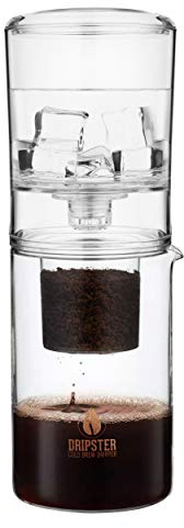 dripdrip DRIPSTER 2-in-1 Cold Brew Dripper (4 Tassen / 600ml), Cold Brew Coffee Maker - Kaffeebereiter für kaltgebrühten Kaffee und Tee, Kaffeemaschine für Kaltextraktion