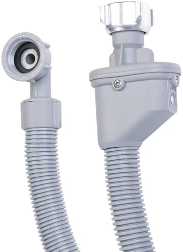 Sichler Haushaltsgeräte Wasserstop Waschmaschine: Aquastop-Schlauch für Waschmaschinen und Geschirrspüler, 3/4, 150 cm (Zulaufschlauch Waschmaschine, Wasserstopper, Spülmaschine)