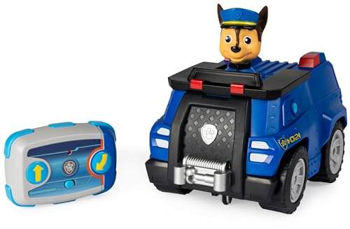 PAW PATROL Chases ferngesteuertes Polizeiauto mit Fernbedienung, Spielzeug für Kinder ab 3 Jahren, Batteriebetrieben