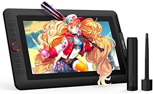XP-PEN Artist 13.3 Pro Grafiktablett mit 13,3 Zoll IPS Display, 8192 Druckstufen, Schwarz