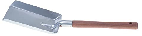 Aqbau® Kohlenschaufel Verzinkt 44cm Kohlenlöffel Kaminschaufel Ascheschaufel Kohleschaufel Futterschaufeln Schaufel Ofenschaufel Kehrschaufel Schaufel