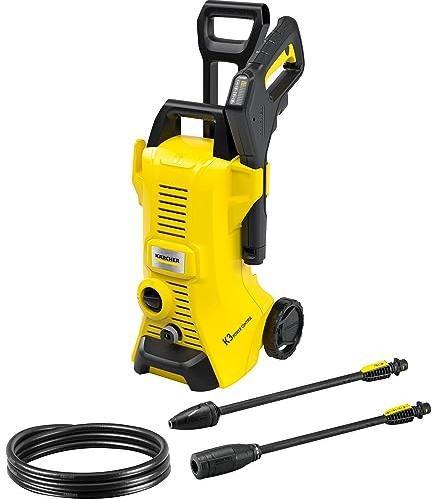 Kärcher Hochdruckreiniger K 3 Power Control: Clevere App-Unterstützung - für eine effektive Reinigung bei alltäglichen Verschmutzungen, Gelb
