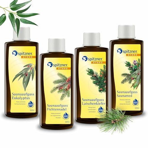Spitzner Saunaaufguss-Set Freier Atem (4 x 190 ml)