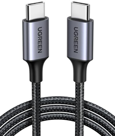 UGREEN USB C auf USB C Kabel 60W PD 3.0, PPS USB-C Ladekabel kompatibel mit iPhone 17 Pro Max,iPhone Air, iPhone 16 15 Pro Max, Galaxy S25 S24 MacBook Air M2 iPad Pro, Air 5/Mini, Pixel 9 usw. (1M)