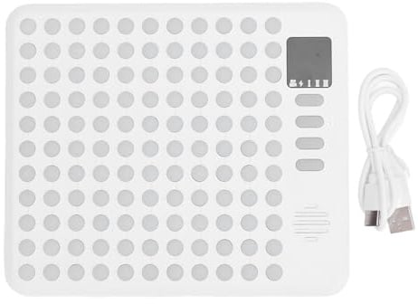 Yosoo KI-Smart-Brettspiele, Wiederaufladbares Elektronisches Schachbrett mit 9 Integrierten Spielen für Familienunterhaltung und Partnertraining, 144x169x14mm