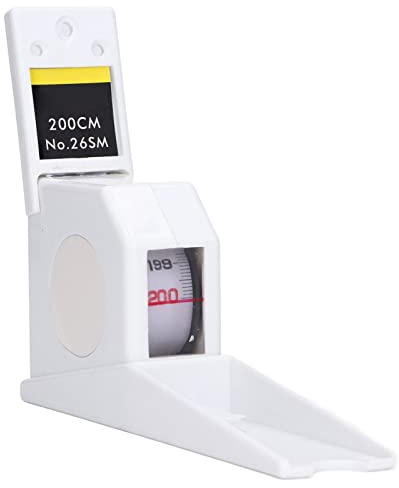 200cm Höhenmesser Messhöhe Lineal Höhenmesser Heimgebrauch Wandmontiertes Einziehbares Maßband Meter,Andere Messwerkzeuge