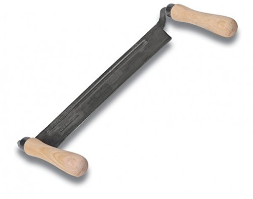 POKM Toolsmarket GmbH Zugmesser 255-280 mm Schäleisen Zieheisen Reifmesser Ziehhobel mit Holzgriff