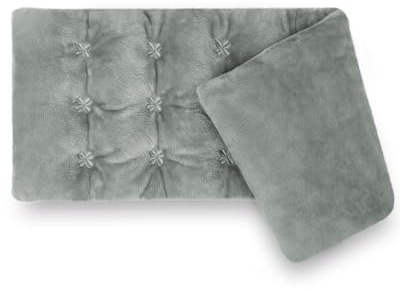 Kirschkernkissen Mikrowelle 40x14 cm, Körnerkissen Nacken Schulter, Wärmekissen Mikrowelle