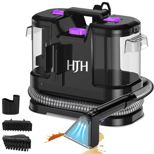 Polsterreiniger Gerät Nassauger, 450W 12kPa Teppichreiniger Waschsauger, Nasssauger Polsterreiniger, Kompakter Teppichreiniger und Textilreiniger – Waschsauger für Teppich, Polster Autositze & Sofa