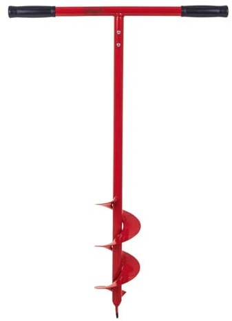 Scheppach Handerdbohrer HEA700 150mm Erdlochbohrer Pfahlbohrer Erdbohrer Hand Pflanzbohrer Gartenbohrer | Gesamtlänge 104 cm | 150 mm max. Bohr-Ø | 1000 mm max. Bohrtiefe | robuste Stahlkonstruktion