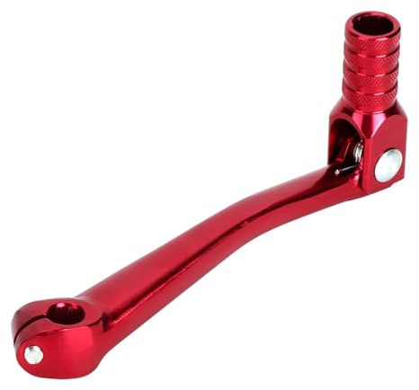 VOBOR Motorrad Ganghebel,Rot Motorrad Schalthebel Klappbarer,Schalthebel CNC Motorrad Faltbarer Schalthebel Motorbike Modification Zubehör
