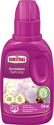 Substral Orchideen Nahrung 250ml, Flüssige Spezialnahrung für alle Orchideenarten mit natürlichen Biostimulanzien