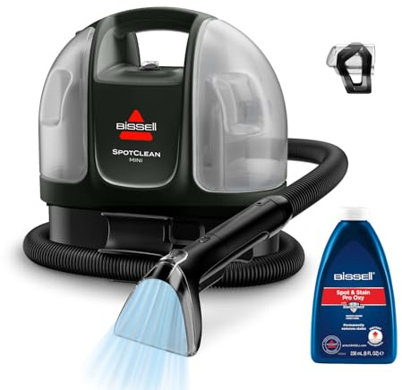 BISSELL SpotClean Mini Tragbarer Teppichreiniger mit Kabel 41491 | Polsterreiniger optimal für schnelle Reinigungen, kompakt & leicht, mobil für Auto, Boot, Sofa & mehr