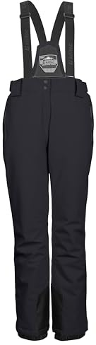 killtec Damen Skihose mit abnehmbare Träger KSW 249 WMN SKI PNTS | Funktionshose, regulierbare Taillenweite, Kantenschutz, Schneefang, wasserdicht, atmungsaktiv