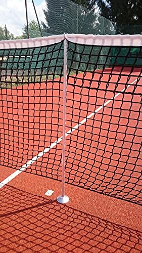 Carrington Tennisnetzpfosten - 2er Set - Aluminium - 1,05m - Tennisausrustung für Tennisspiele