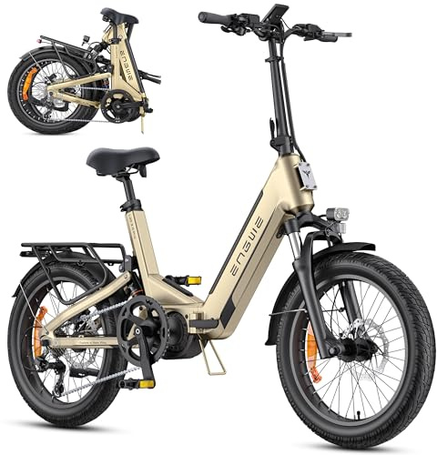 ENGWE E Bike mit APP&IoT, Ebike 48V 15Ah Akku bis 160km | Mittelmotor & Drehmomentsensor & hydraulische Bremsen, 20 * 3.0 Reifen, 2H aufgeladen, L20 3.0 PRO