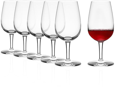Stölzle Lausitz Tastingglas aus Glas hergestellt, 6er Set, Fassungsvermögen: 200 ml, Höhe: 155 mm, Außendurchmesser: 65 mm, 1060031
