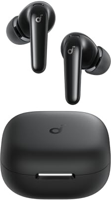 soundcore by Anker P31i kabellose Bluetooth-Kopfhörer, Hi-Res Sound Schwarz | adaptives Noise Cancelling in Echtzeit, Übersetzungskopfhörer, 50h Akku, kabellose Bluetooth Earbuds