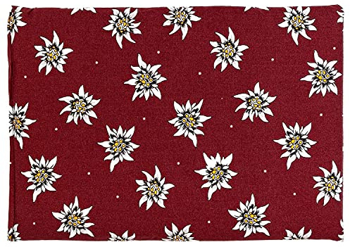 GIRAFFENLAND Traubenkernkissen 30 x 20 cm, Blume-Edelweiß - Als Wärmekissen & Kältekissen - Körnerkissen für Mikrowelle und Backofen - 30x20cm