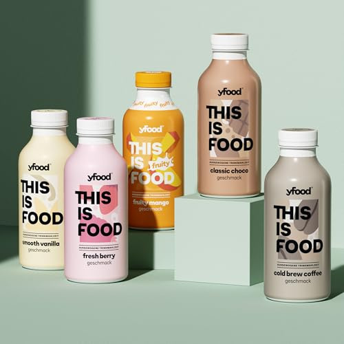yfood Trinkmahlzeit Probierpaket Classic, 5 Sorten, ready-to-drink, 5x500ml