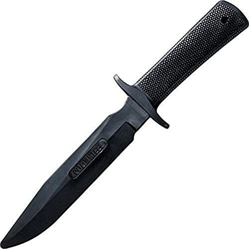 Cold Steel Trainingsmesser, stabile Gummiausführung,, schwarz - schwarz