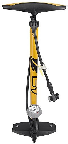 BV Fahrradpumpe – Robuste Standpumpe mit Smart-Ventilkopf, 160 PSI, automatische Umschaltung zwischen Presta- und Schrader-Ventilen
