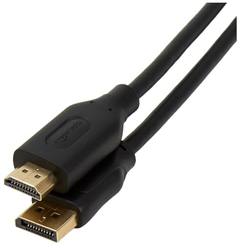 AmazonBasics DisplayPort auf HDMI Kabel mit vergoldeten Steckern, 3.04 m (10 ft)