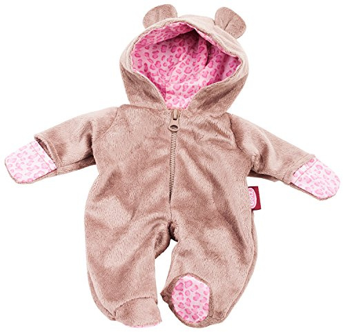 Götz 3402668 Onesie Teddy – Einteiliger Overall Puppenbekleidung Gr. S – 1 teiliges Bekleidungs – und Zubehörset für Babypuppen von 30 – 33 cm