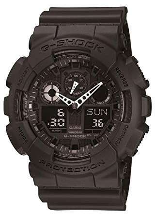 Casio HerrenArmbanduhr Analog-Digital Quarz Harz GA-100-1A1ER