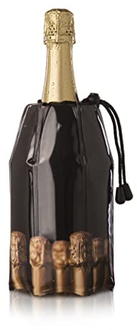 Vacu Vin Rapid Ice Champagnerkühler - Effizienter Champagner Flaschenkühler - Stilvolles Design für Perfekte Temperierung