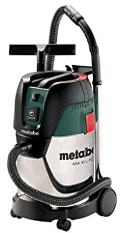 Metabo Allessauger ASA 30 L PC Inox (602015000) Karton; mit manueller Filterabreinigung, Luftleistung max.: 3600 l/min, Unterdruck: 210 hPa (mbar), Filterfläche: 3000 cm²