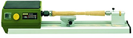 Proxxon Micro Drechselbank DB 250 (elektronische Drehzahlregelung, für Modellbau, Planscheibe für große Werkstücke) 27020