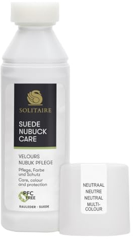 Velours Nubuk Pflege, 75 ml, Farbauffrischung, Lederpflege und Imprägnierung Farbaktivierung von Schuhen aus Willdleder, Rauleder, Veloursleder, Nubukleder und Textilien | Farbe: Neutral