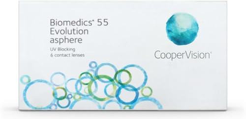 BIOMEDICS EVOLUTION Biomedics 55 Evolution Monatslinsen weich, 6 Stück / BC 8.6 mm / DIA 14.2 / -3,75 Dioptrien