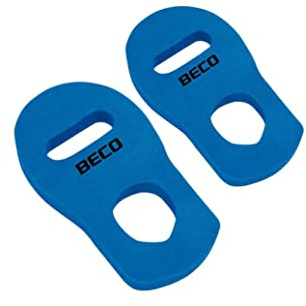 Aqua Kickbox Handschuhe blau Wasser Aquagym Aquatraining Wassersport Gr. XL