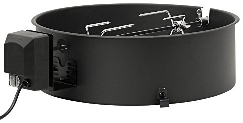BBQ-Toro Grillspieß Set für Weber Kugelgrill (47 cm) und viele andere Modelle, Rotisserie, Drehspieß für Holzkohle Grill …