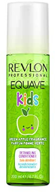 REVLON PROFESSIONAL EQUAVE Kids Apple Detangling Conditioner, 200 ml, entwirrender Leave in Sprühconditioner für Kinder, 2-Phasen Haarpflege für glänzende, seidige Haare