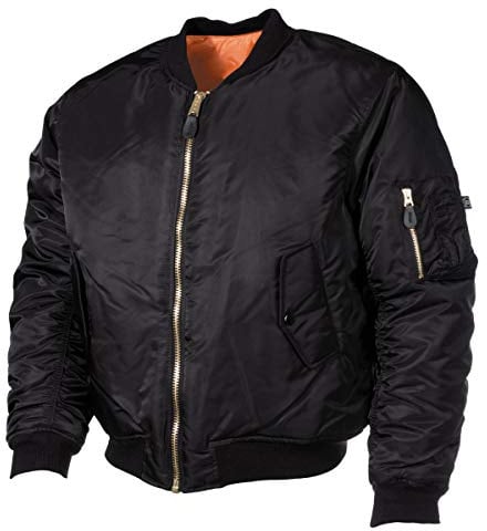 MFH US MA1 Fliegerjacke - Schwarz Größe L