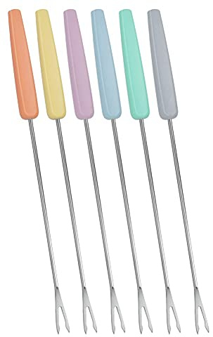 Metaltex 256000010 Fonduegabeln 6 Stück Edelstahl