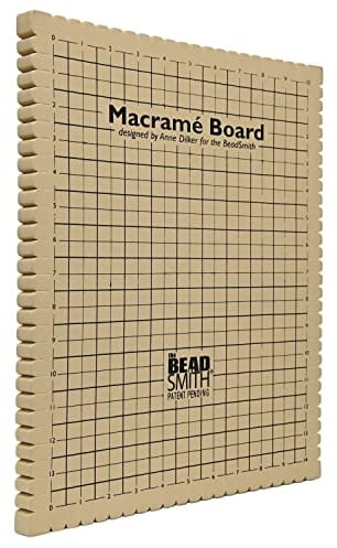 BeadSmith Makramee-Tafel zum Flechten 35,6 x 25,4 cm (1 Stück)
