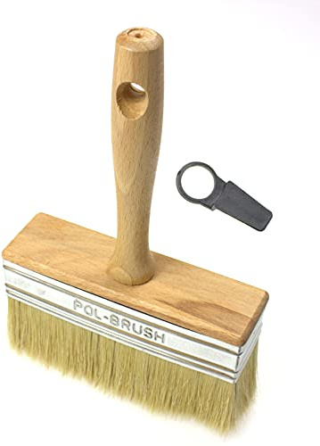 Tapezierbürste, natürlicher Malerpinsel, Malerbürste, Zaunpinsel, Natural Bristle Hair, 40x140
