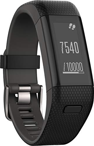 Garmin Activity Tracker vivosmart GPS Plus HR WW Black, M - L, 010-01955-30