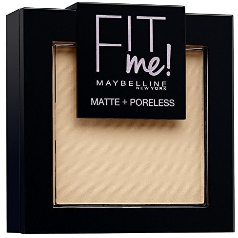 Maybelline New York Puder, Mattierend, porenverfeinernd und langanhaltend, Fit Me! Matte + Poreless, Nr. 120 Classic Ivory
