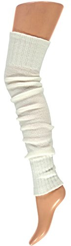 krautwear® Damen Beinwärmer Stulpen Legwarmers Overknees gestrickte Strümpfe 80er Jahre 1980er Jahre