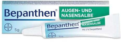 Bepanthen Augen- und Nasensalbe | Wunden in der Nase | sehr trockne Augen und Hornhautverletzungen | Nr. 1 bei Wundheilung | 5g