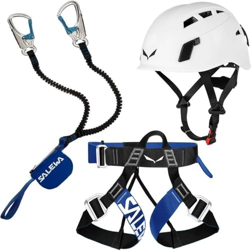 Salewa Klettersteigset Premium Attac mit Via Ferrata Evo Gurt und Toxo 3.0 Helm