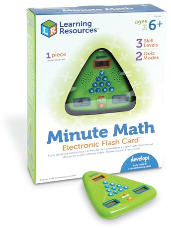 Learning Resources Minute Math- Elektronisches Mathe-Spiel, 20*24 centimeters