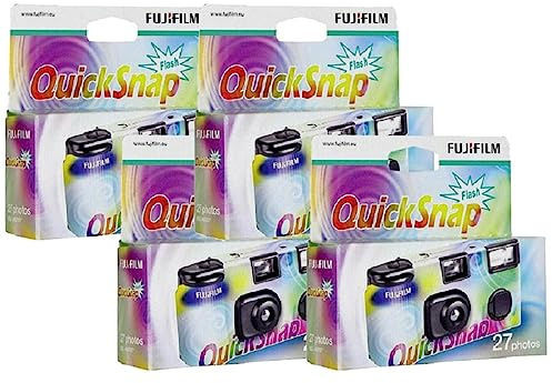 Fuji Quicksnap X-tra 400 ASA 27 exp Einmalblitze 4 Stück