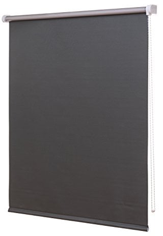 Ventanara® Thermorollo Verdunkelungsrollo Grau inklusive Montagematerial 100 x 220 cm